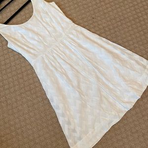 Vineyard Vines White Chevron Dress